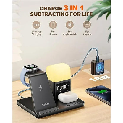 6 In 1 Wireless Charging Station