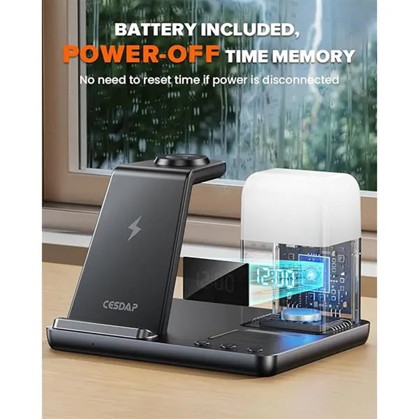 6 In 1 Wireless Charging Station