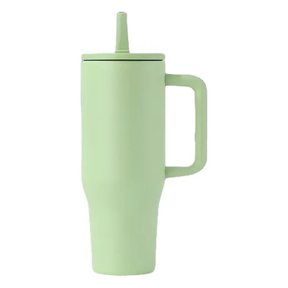 Stainless Steel Tumbler With Leak Proof Lid Straw