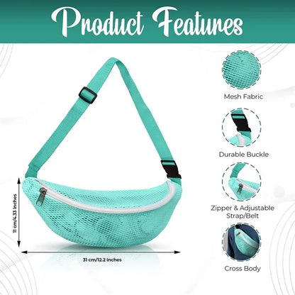 Crossbody Mesh Beach bag