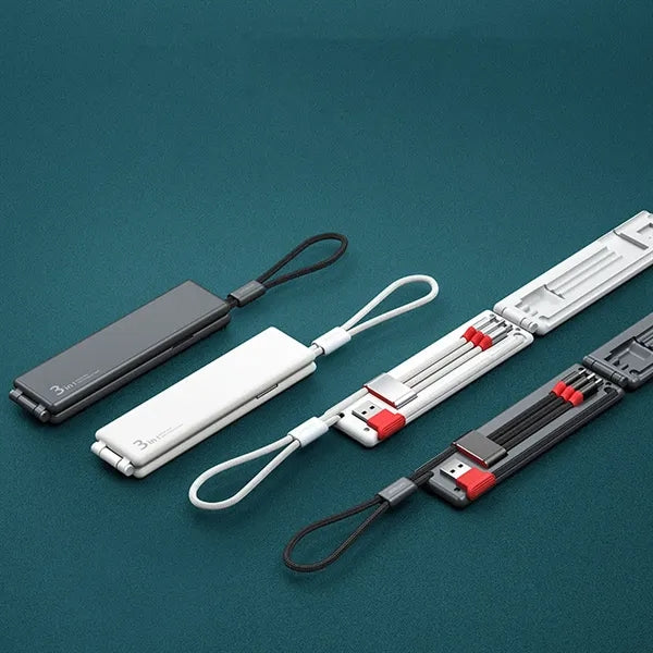 Portable 3-In-1 Charger Cable