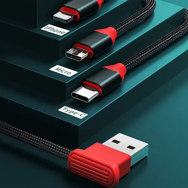 Portable 3-In-1 Charger Cable