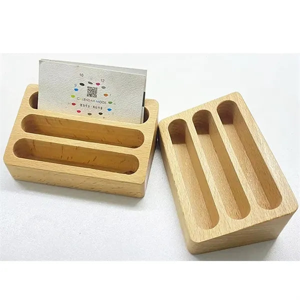 Wood Card Holder