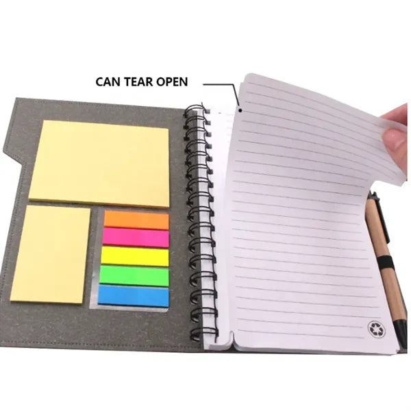 Custom Notebooks With Ball Pen And Sticky Notes
