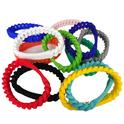 Silicone Chain Link Wristbands