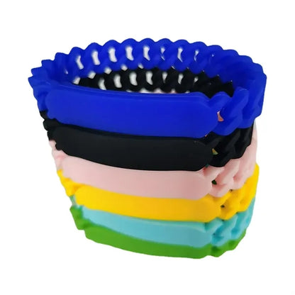 Silicone Chain Link Wristbands