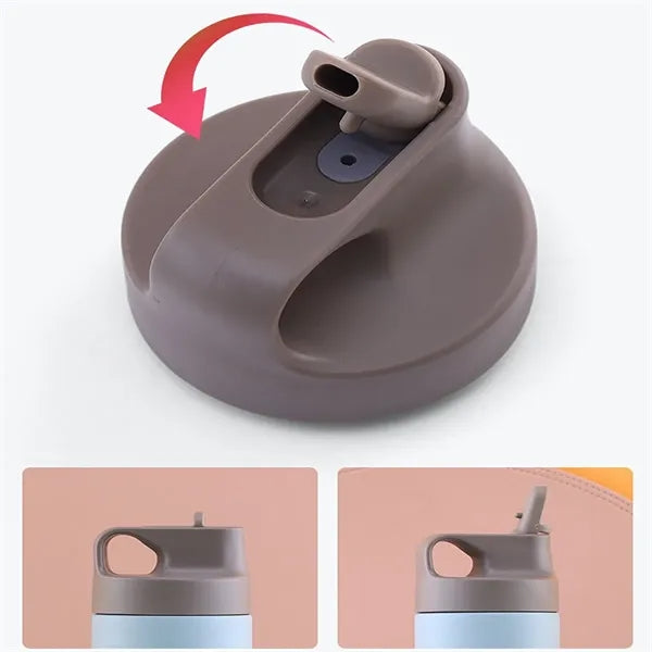 Creative Drinking With Straw Insulation Mug
