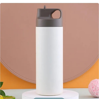 Creative Drinking With Straw Insulation Mug