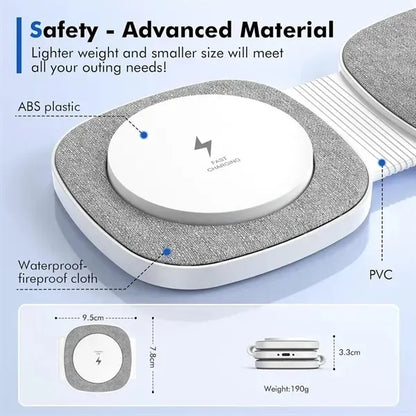 Foldable 3 in 1 Magnetic Wireless Charger