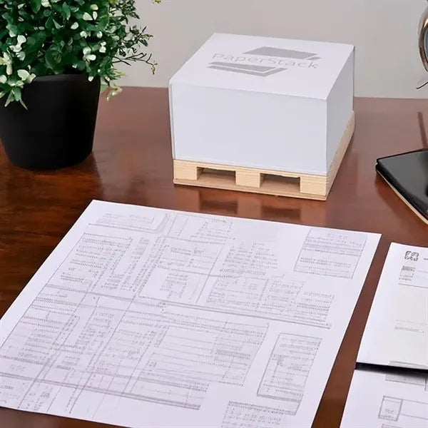 CUSTOMIZED STICKY MEMO PAD WITH WOODEN PALLET