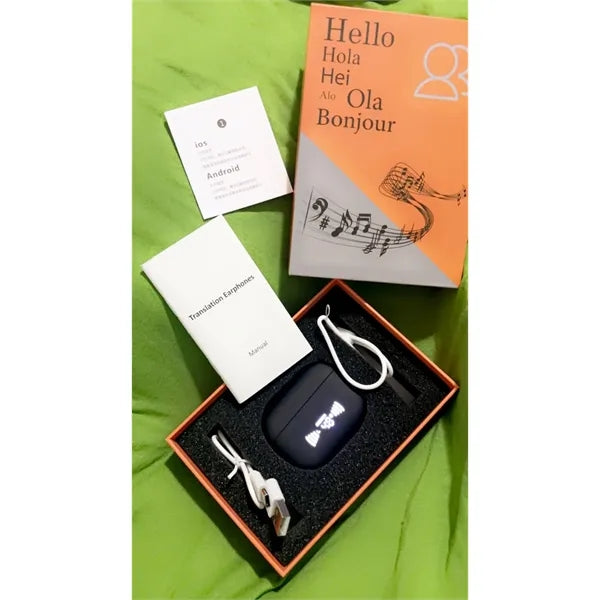 Two-Way Translation Earbuds Real Time with APP