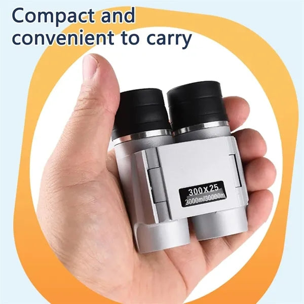 300x25 Compact Zoom Binocular for Adults and Kids
