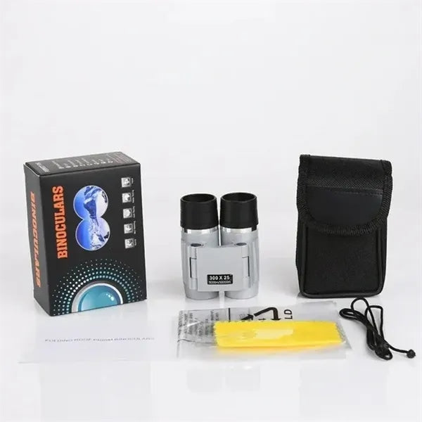 300x25 Compact Zoom Binocular for Adults and Kids