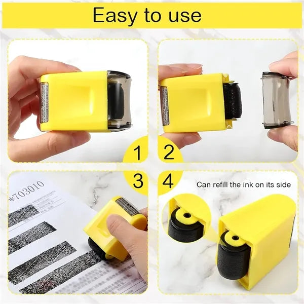 Identity Theft Protection Roller Stamps