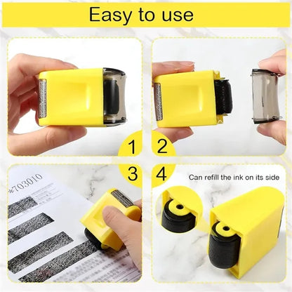 Identity Theft Protection Roller Stamps