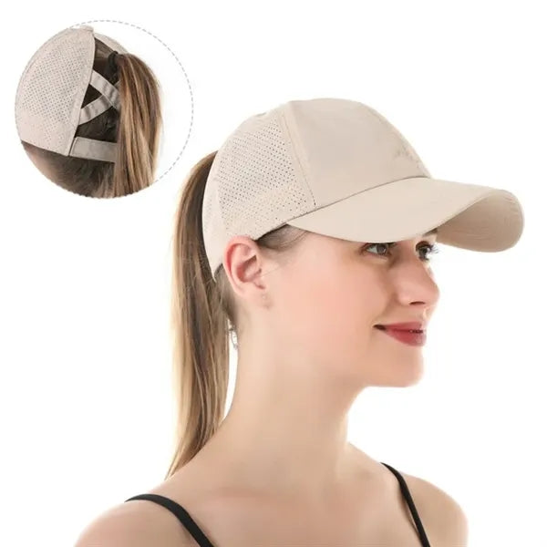 Breathable Ponytail Baseball Cap