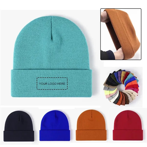 Knit Beanie with Cuff
