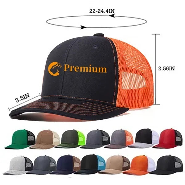 6 Panel Snapback Trucker Cap - Full Color