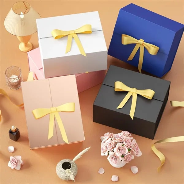 Custom Gift Box with Magnetic Lid - (Foldable)