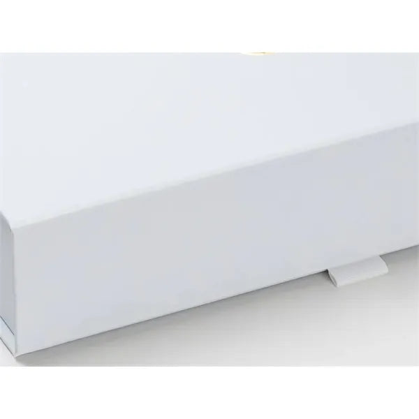 Custom White A4 Shallow Gift with Magnetic Lid - (Foldable)