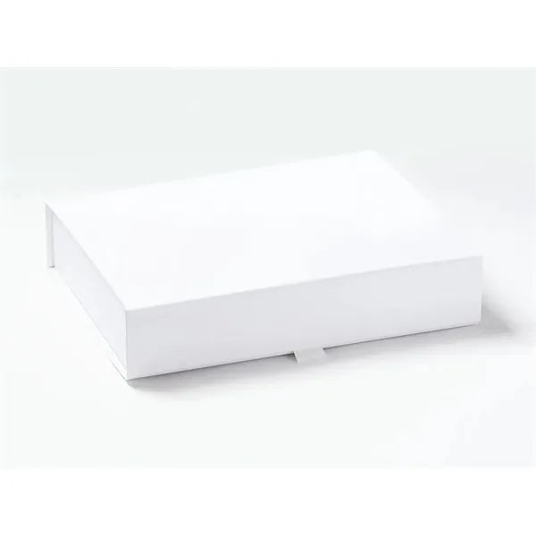 Custom White A4 Shallow Gift with Magnetic Lid - (Foldable)