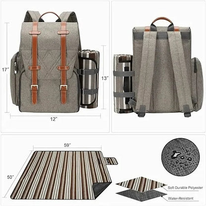 Picnic Backpack Large Insulated Cooler Bag