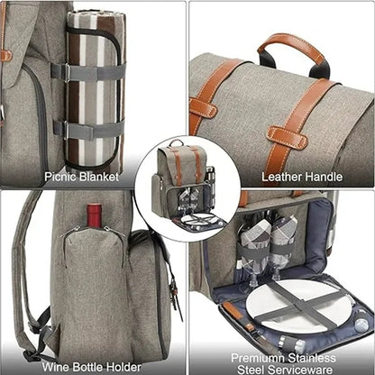 Picnic Backpack Large Insulated Cooler Bag