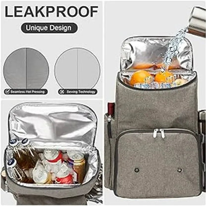 Picnic Backpack Large Insulated Cooler Bag
