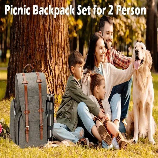 Picnic Backpack Large Insulated Cooler Bag