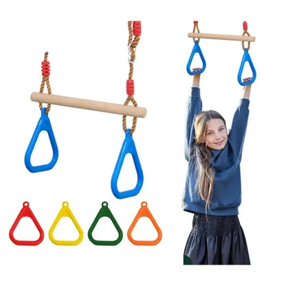 Adjustable Kids Pull-Up Rings