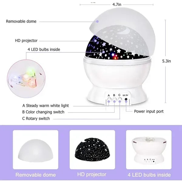 Sky Star Night Light Projector