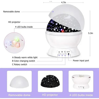 Sky Star Night Light Projector