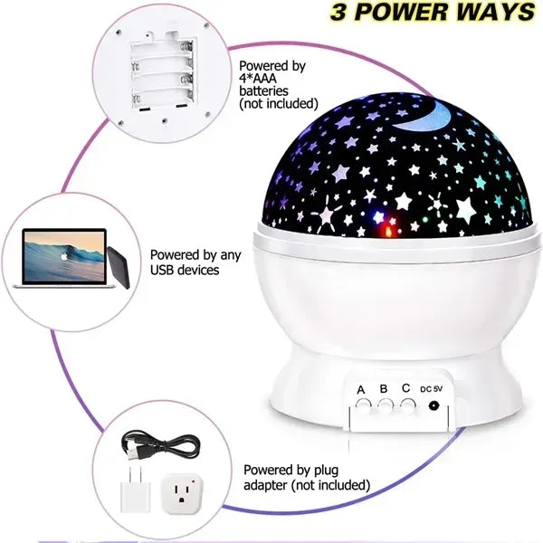 Sky Star Night Light Projector