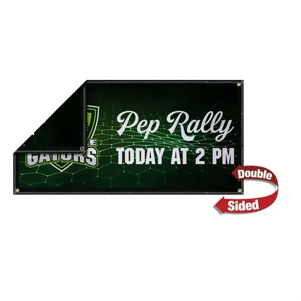 2' x 4' 13 oz. Smooth Vinyl Banner Double-Sided