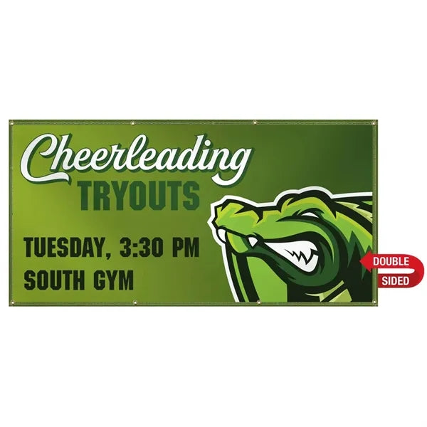 3' x 6' 13 oz. Smooth Vinyl Banner Double-Sided