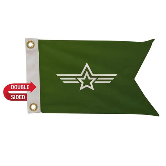 8" x 12' Polyester Guidon Flag Double-Sided