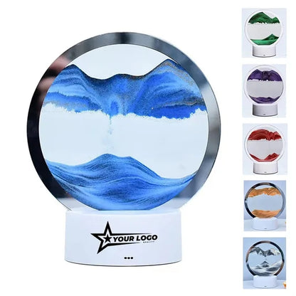 Moving Sand Art 3D Lamp