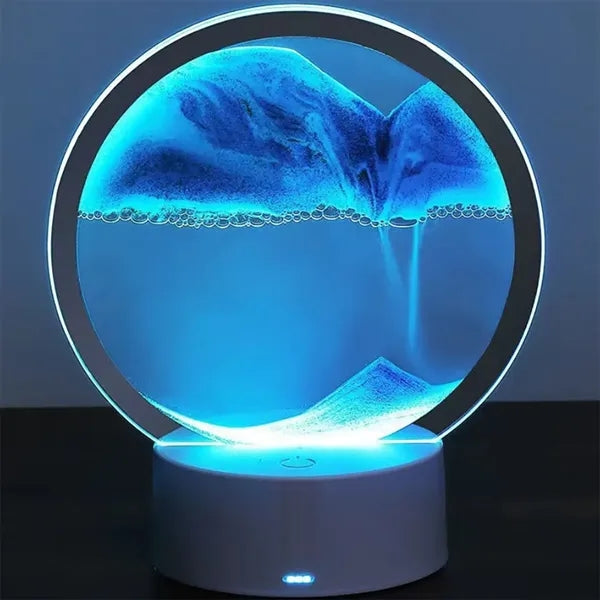 Moving Sand Art 3D Lamp