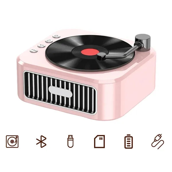 Record Player Bluetooth Speaker