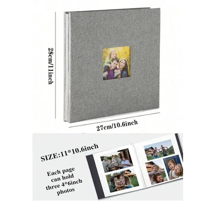 16 Inch Linen Scrapbook Photo Album DIY