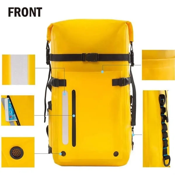 Over Shoulder PVC Waterproof Hiking Backpack