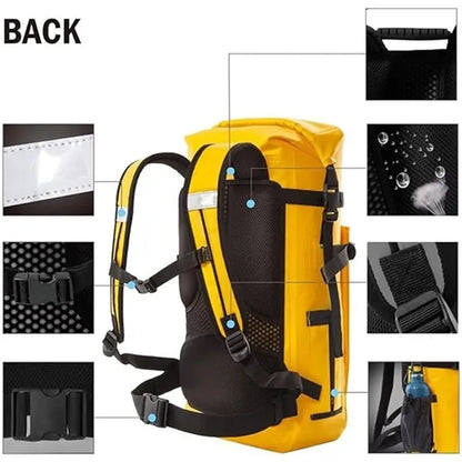 Over Shoulder PVC Waterproof Hiking Backpack
