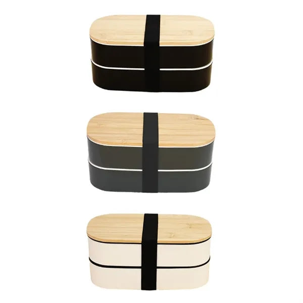 Multilayer Wheat Straw Lunch Box Adult