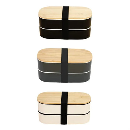 Multilayer Wheat Straw Lunch Box Adult