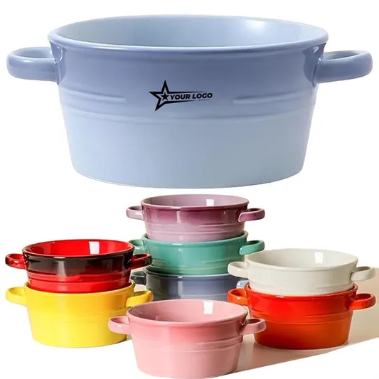 Ceramic Ramen Bowl With Handle