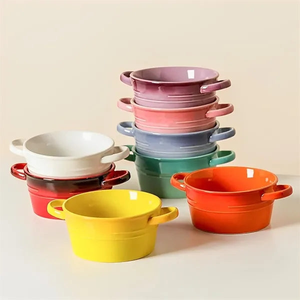 Ceramic Ramen Bowl With Handle