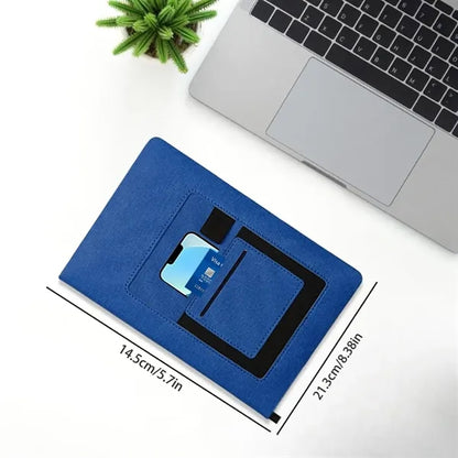 A5 Business Journal Notebook With Pocket Cover