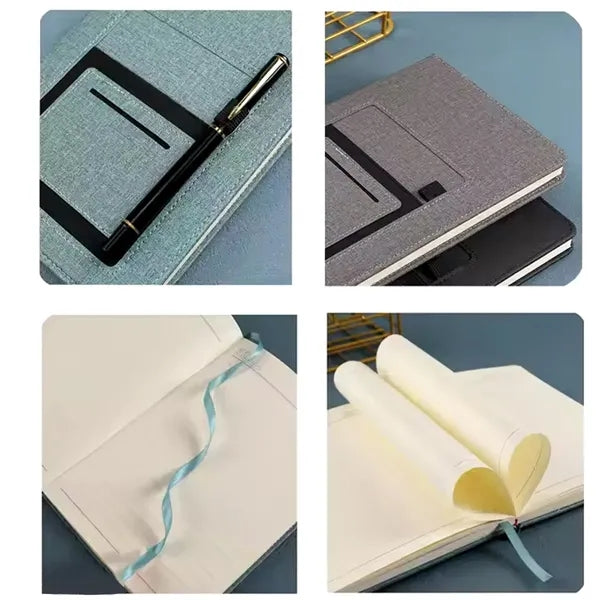 A5 Business Journal Notebook With Pocket Cover