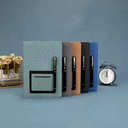 A5 Business Journal Notebook With Pocket Cover