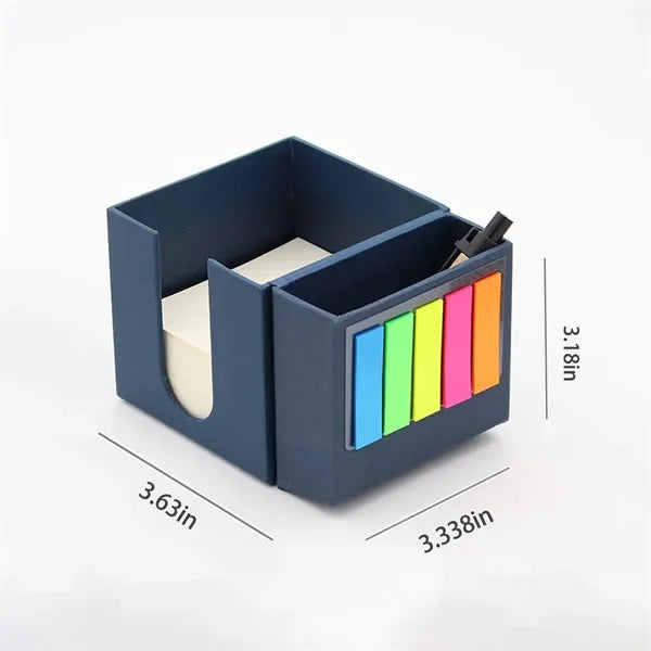 Foldable Multifunctional Notepad Pen Holder Set